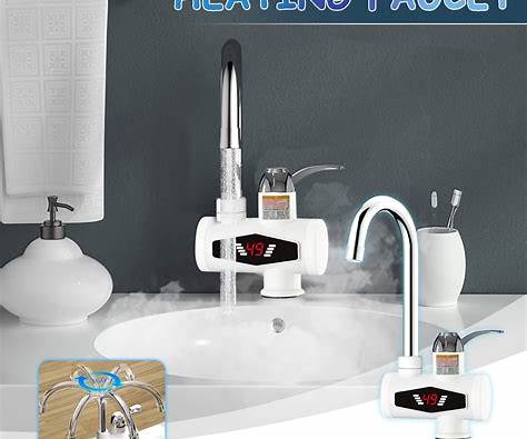 Digital Electric Instant Hot Water Tap With Hand Shower